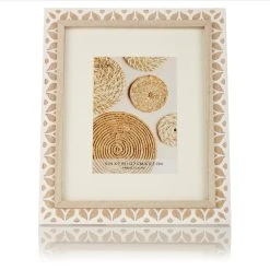 Discount 🛒 White Natural Picture Frame by Studio Décor® by Studio Decor ❤️