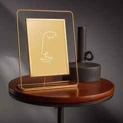 Buy ✔️ Gold Metal Outline Picture Frame by Studio Décor® by Studio Decor 🎁 -Studio Decor shop 10705026 5