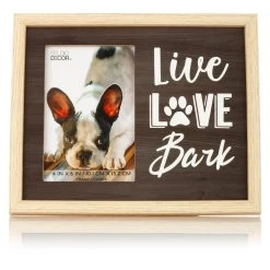 Discount 🛒 Natural Live Love Bark 4" x 6" Tabletop Frame by Studio Décor® by Studio Decor ⌛