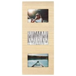 Discount π₯ 3 Opening Natural Curved 4" x 6" Collage Frame by Studio Décor® by Studio Decor βοΈ