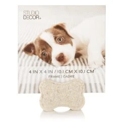 New ⌛ Ivory Bone 4" x 4" Photo Holder by Studio Décor® by Studio Decor 😍