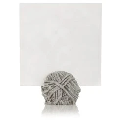 Brand new 😀 Gray Yarnball 4" x 4" Photo Holder by Studio Décor® by Studio Decor 🧨 -Studio Decor shop 10705042 4