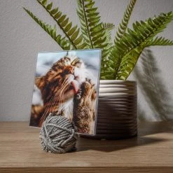 Brand new 😀 Gray Yarnball 4" x 4" Photo Holder by Studio Décor® by Studio Decor 🧨 -Studio Decor shop 10705042 5