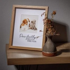 Hot Sale ⌛ Natural Paw-Fectly Best Friends 5" x 5" Tabletop Frame by Studio Décor® by Studio Decor 😀 -Studio Decor shop 10705045 5