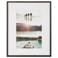 Promo ❤️ 3 Opening Black 4" x 6" Collage Frame with Mat by Studio Décor® by Studio Decor ✔️