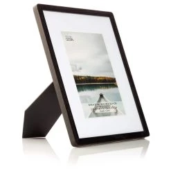 Outlet ✔️ Black Round Corner 5" x 7" Frame with Mat by Studio Décor® by Studio Decor ❤️ -Studio Decor shop 10705165 6