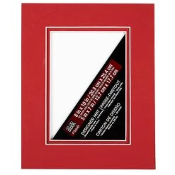 Outlet ❤️ 8" x 10" Double Mat By Studio Décor®, 5" x 7" Opening by Studio Decor 🔔 -Studio Decor shop 445413