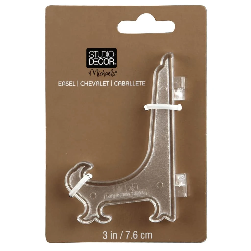 Discount π 12 Pack: Plastic Easel by Studio Décor® by Studio Decor π 1 Discount π 12 Pack: Plastic Easel by Studio Décor® by Studio Decor π