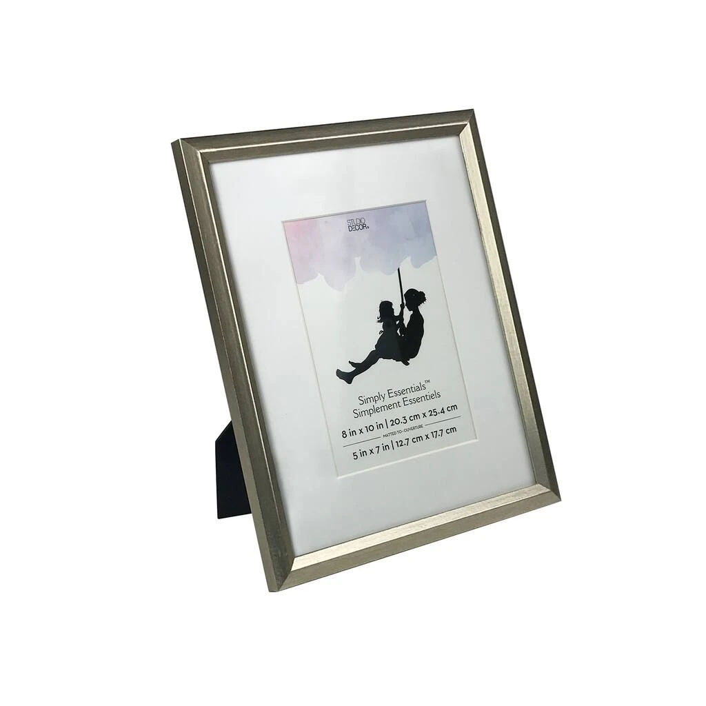 Wholesale π 12 Pack: Silver Foil Frame with Mat, Simply Essentials™ by Studio Décor® by Studio Decor π 2 Wholesale π 12 Pack: Silver Foil Frame with Mat, Simply Essentials™ by Studio Décor® by Studio Decor π - Image 2