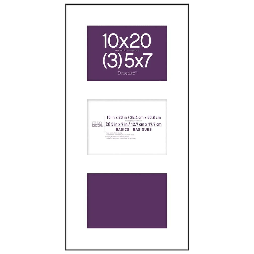Hot Sale π― 12 Pack: Black 3 Opening 5" x 7" Collage Frame, Basics by Studio Décor® by Studio Decor β 1 Hot Sale π― 12 Pack: Black 3 Opening 5" x 7" Collage Frame, Basics by Studio Décor® by Studio Decor β