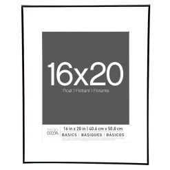 New π 5 Pack: Black Thin 16" x 20" Float Frame, Basics by Studio Décor® by Studio Decor π₯°