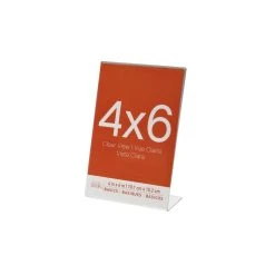 Best deal 😉 24 Pack: Acrylic Vertical Bent 4" x 6" Frame, Basics by Studio Décor® by Studio Decor ⭐
