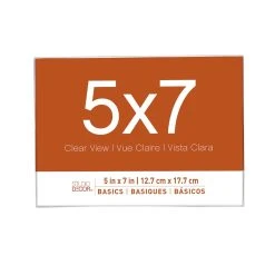 Hot Sale 😉 24 Pack: Acrylic Horizontal Bent 5" x 7" Frame, Basics by Studio Décor® by Studio Decor 🛒