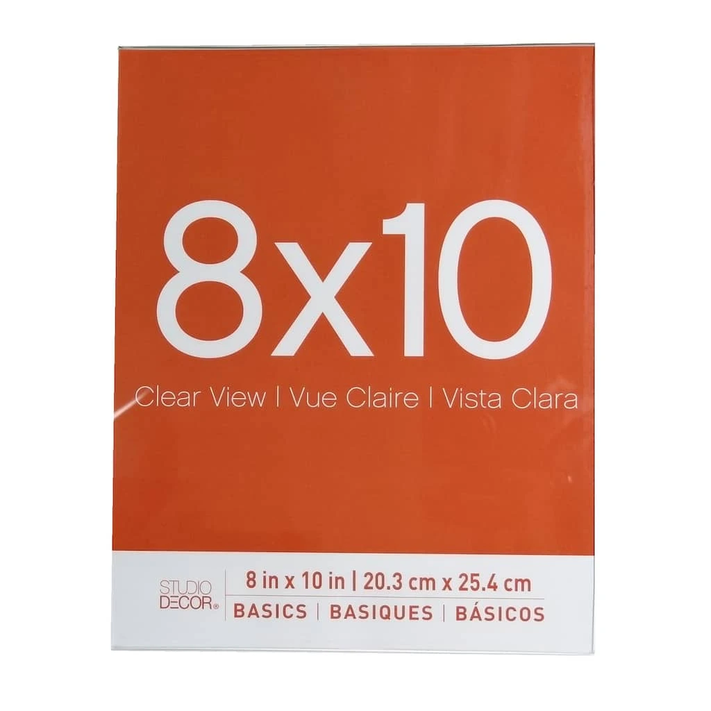 New ✨ 12 Pack: Acrylic Bent Vertical 8" x 10" Frame, Basics by Studio Décor® by Studio Decor ✨ 1 New ✨ 12 Pack: Acrylic Bent Vertical 8" x 10" Frame, Basics by Studio Décor® by Studio Decor ✨