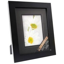 New ✨ 8 Pack: Black 5" x 7" Gallery Frame with Black Double Mat Airfloat Gallery™ by Studio Décor® by Studio Decor ⭐