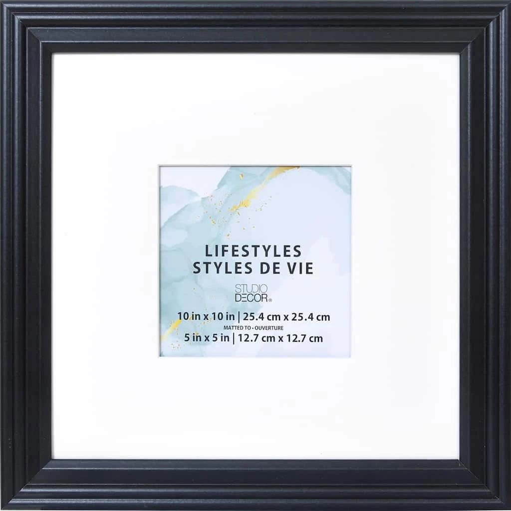 Budget ❤️ 12 Pack: Black Square 5" x 5" Frame With Mat, Lifestyles™ by Studio Décor® by Studio Decor ✔️ 1 Budget ❤️ 12 Pack: Black Square 5" x 5" Frame With Mat, Lifestyles™ by Studio Décor® by Studio Decor ✔️