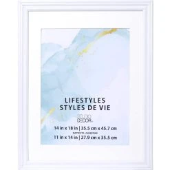 Brand new β 8 Pack: White 11" x 14" Frame with Mat, Lifestyles™ by Studio Décor® by Studio Decor β