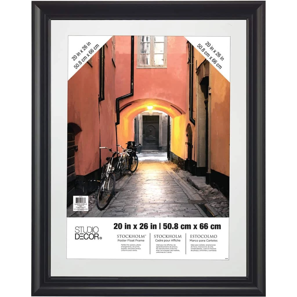 Best Pirce π₯ 8 Pack: Black 20" x 26" Float Poster Frame, Stockholm™ by Studio Décor® by Studio Decor π 2 Best Pirce π₯ 8 Pack: Black 20" x 26" Float Poster Frame, Stockholm™ by Studio Décor® by Studio Decor π - Image 2