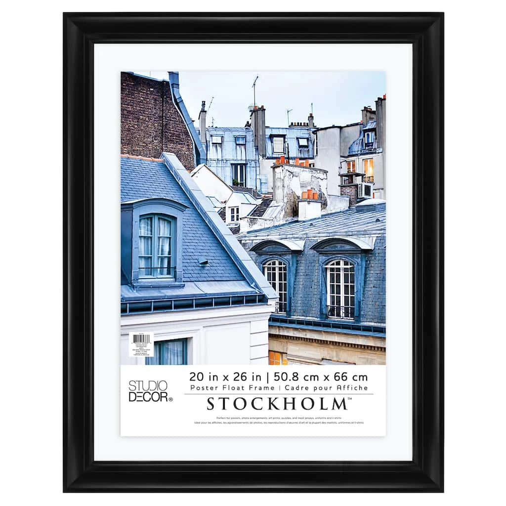 Best Pirce π₯ 8 Pack: Black 20" x 26" Float Poster Frame, Stockholm™ by Studio Décor® by Studio Decor π 3 Best Pirce π₯ 8 Pack: Black 20" x 26" Float Poster Frame, Stockholm™ by Studio Décor® by Studio Decor π - Image 3