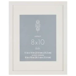 Outlet βοΈ 8 Pack: White 8" x 10" Frame with Mat, Aspect by Studio Décor® by Studio Decor π
