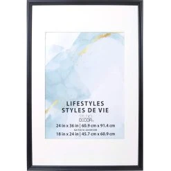Cheapest ✔️ 8 Pack: Black 18" x 24" Frame with Mat, Lifestyles™ by Studio Décor® by Studio Decor ⭐