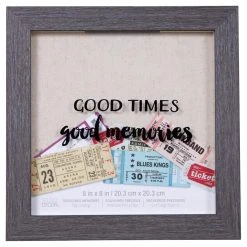 Flash Sale 🧨 6 Pack: Good Times 8" x 8" Shadow Box by Studio Décor® by Studio Decor 🌟