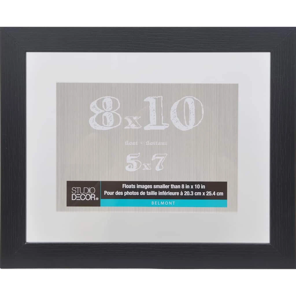 Budget π― 8 Pack: Black 8" x 10" Float Frame, Belmont by Studio Décor® by Studio Decor β 1 Budget π― 8 Pack: Black 8" x 10" Float Frame, Belmont by Studio Décor® by Studio Decor β